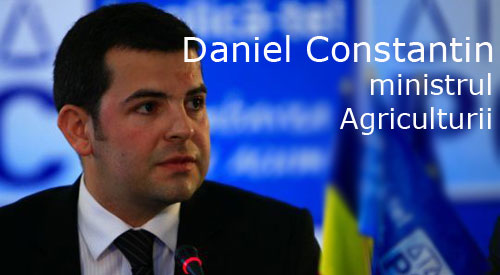 Foto: Daniel Constantin - ministrul Agriculturii